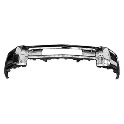 Bumper Face Bar Front w/Fog Lamps w/o Parking Aid Sensors Chrome for Chevrolet Silverado 2500 HD 2015–2019