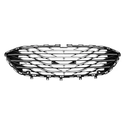 Bumper Cover Grille Front w/Park Assist System Black for Chevrolet Malibu Premier 2019–2022