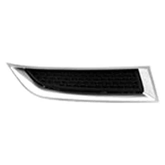 Bumper Insert Front Left Outer Grille Matte-Black w/Chrome Molding for GMC Acadia Acadia Limited