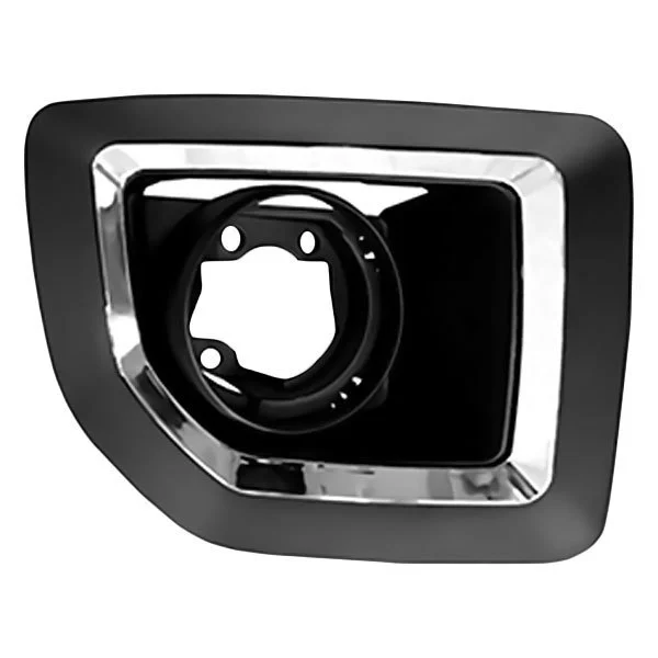 Bumper Insert Front Right Painted Bumper Fog Lamp Bezel Chrome for GMC Sierra 2500 HD Sierra 3500 HD