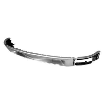 Bumper Deflector Front w/o Tow Hook Holes Silver for Chevrolet Silverado 1500 Hybrid 2009–2013