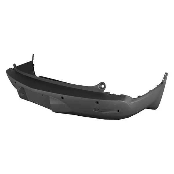 Bumper Cover Rear w/Rear Object Sensor w/Single Exhaust CAPA for Chevrolet Traverse 2009–2012