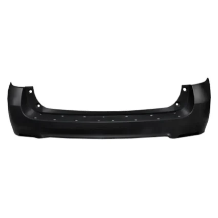 Bumper Cover Rear w/o Blind Spot Module Type 1 w/o Chrome Pkg w/o Object Sensor Primed CAPA for Chevrolet Equinox 2010–2017
