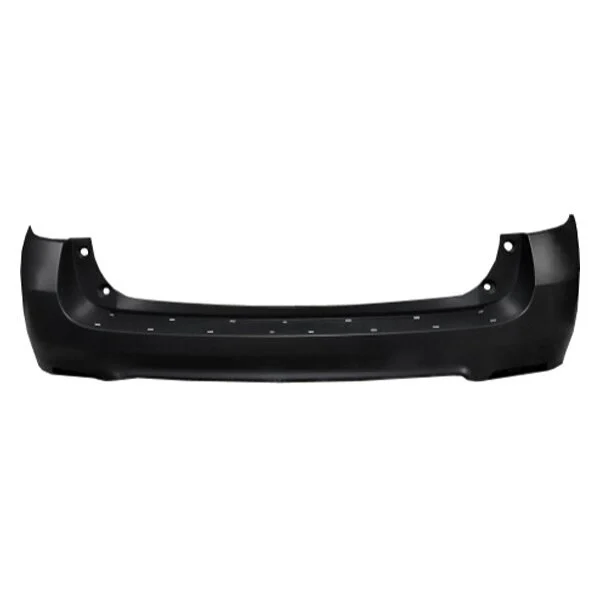 Bumper Cover Rear w/o Blind Spot Module Type 1 w/o Chrome Pkg w/o Object Sensor Primed CAPA for Chevrolet Equinox 2010–2017