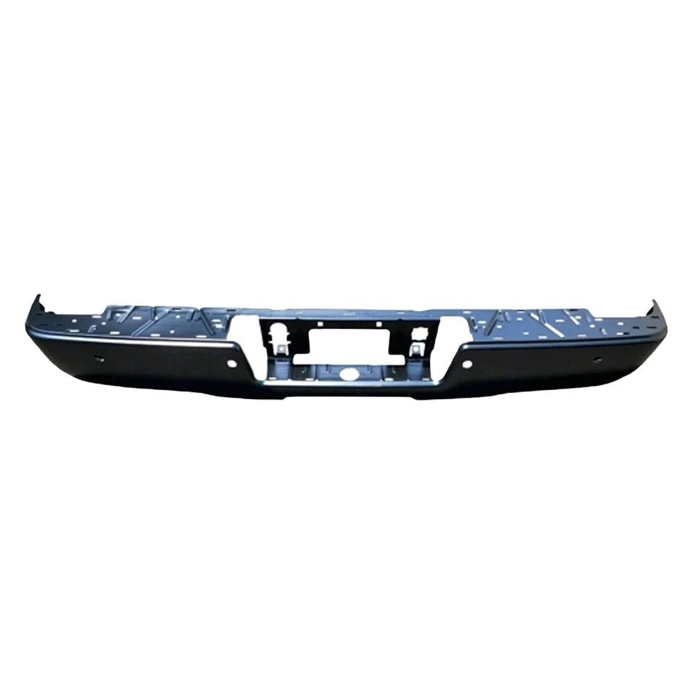 Bumper Face Bar Rear w/o Corner Step Primed for Chevrolet Silverado 1500 Silverado 1500 LD GMC Sierra 1500 Sierra 1500 Limited