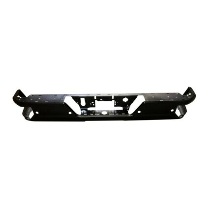 Bumper Face Bar Rear Single Exhaust w/Blind Spot Module Primed for Chevrolet Silverado 1500 Silverado 1500 LTD Silverado 2500 HD Silverado 3500 HD GMC Sierra 1500 Sierra 1500 Limited Sierra 2500 HD Sierra 3500 HD