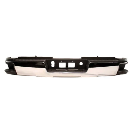 Bumper Assembly Rear Dual Rear Wheels w/o Hitch Bar w/o Parking Aid Sensors Chrome for Chevrolet Silverado 2500 HD Silverado 3500 HD GMC Sierra 2500 HD Sierra 3500 HD