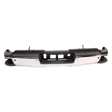 Bumper Assembly Rear Dual Rear Wheels w/o Hitch Bar w/Park w/o Sensors w/o Harness Chrome for Chevrolet Silverado 2500 HD Silverado 3500 HD GMC Sierra 2500 HD Sierra 3500 HD