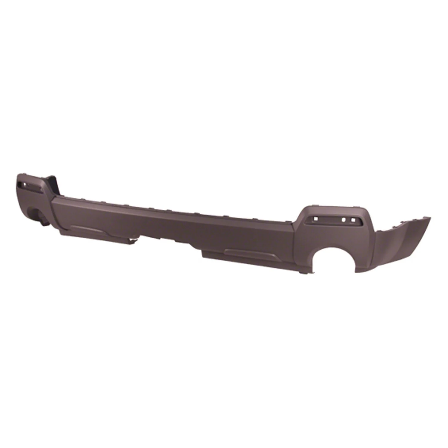 Bumper Valance / Grille Kit Rear w/Dual Exhaust w/o Chrome Pkg Panel CAPA for GMC Terrain 2010–2015