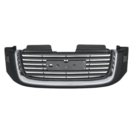 Grille Assembly w/Washer Nozzle Holes Chrome w/RPO 41U for GMC Envoy SLT 2002–2005