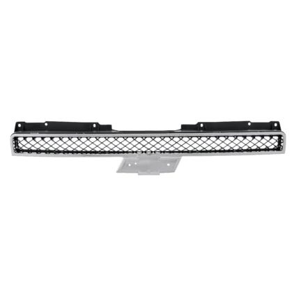 Grille Assembly Upper w/o Off Road Pkg Chrome w/Black Mesh for Chevrolet Avalanche Suburban 1500 Suburban 2500 Tahoe