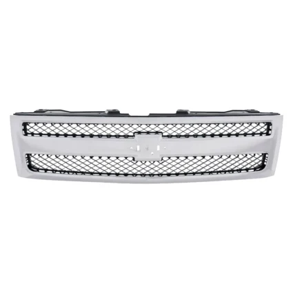 Grille Assembly Factory Installed Chrome for Chevrolet Silverado 1500 2007–2012