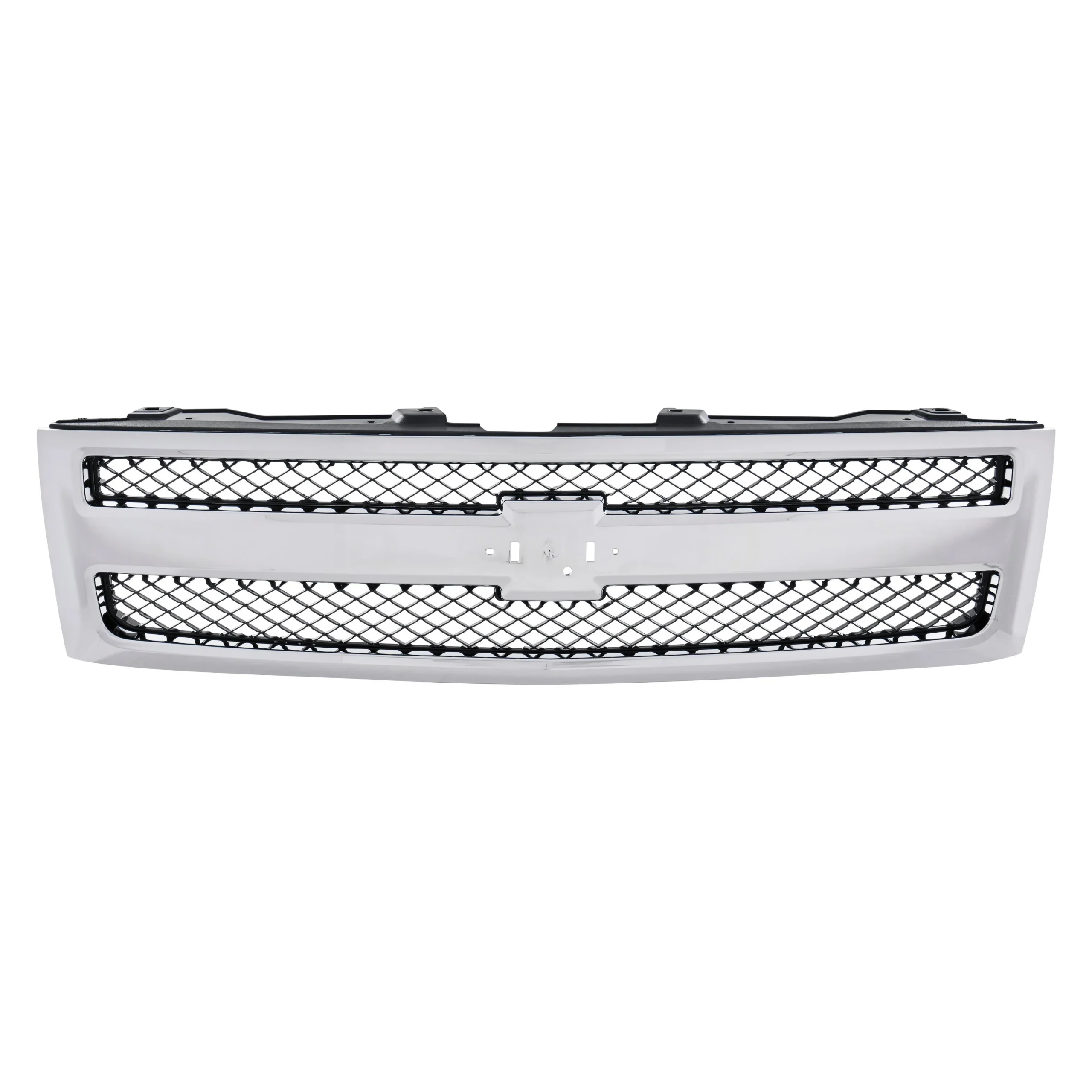 Grille Assembly Factory Installed Chrome for Chevrolet Silverado 1500 2007–2012