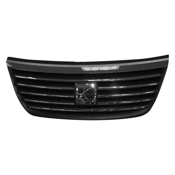 Grille Assembly Dark Gray w/Chrome Moulding for Saturn Ion Sedan 2005–2007
