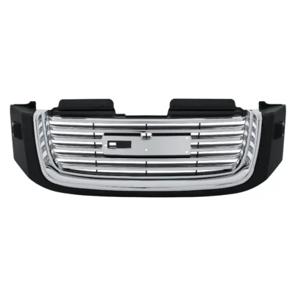 Grille Assembly w/Headlamp Washer Chrome w/Black Frame (P) for GMC Envoy 2006–2009