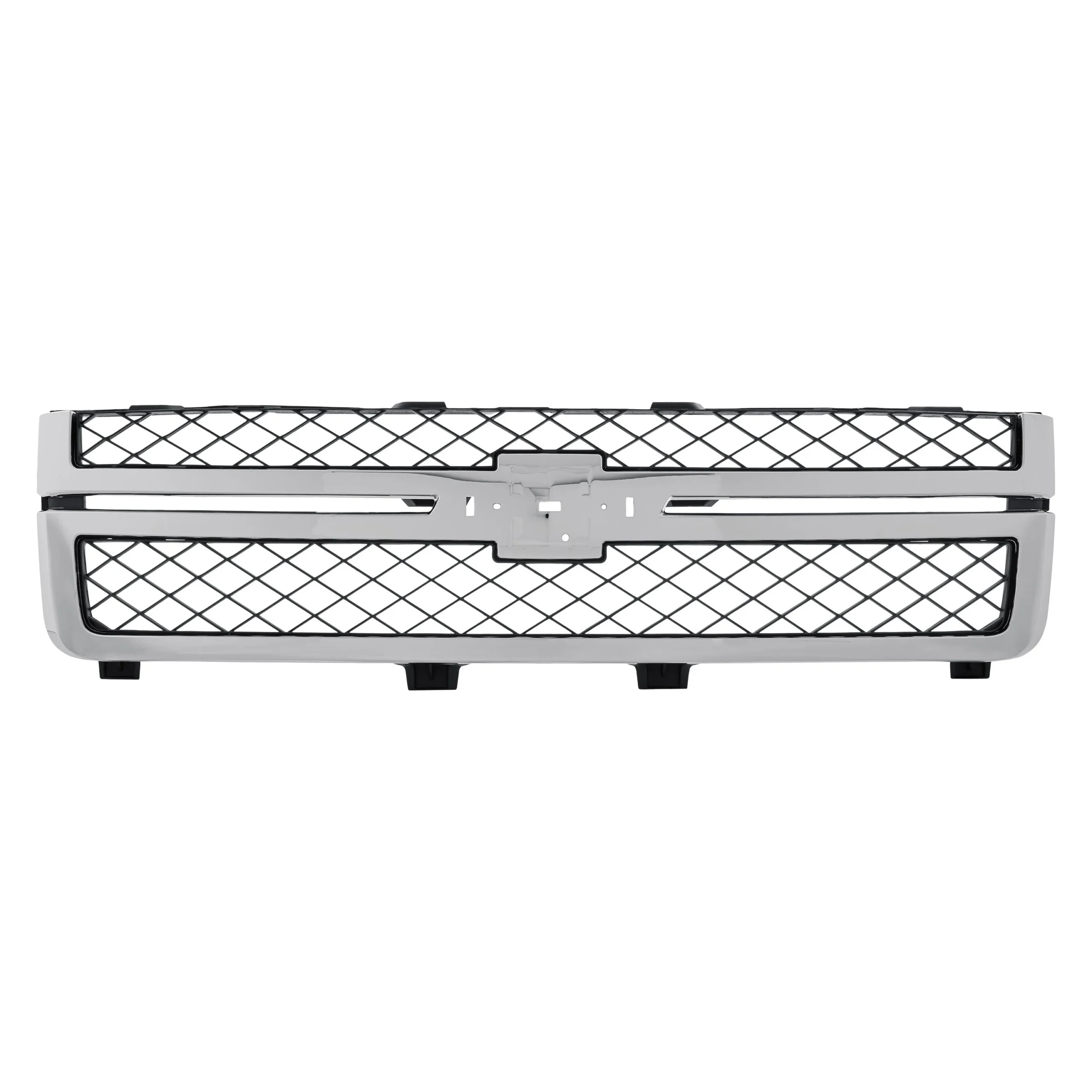 Grille Assembly Chrome w/o Z71 Pkg for Chevrolet Silverado 2500 HD Silverado 3500 HD