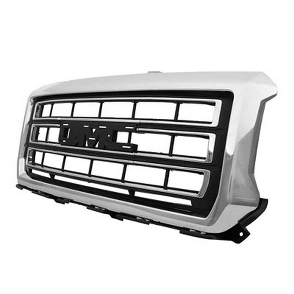 Grille Assembly w/o All Terrain Pkg w/o Z71 Pkg for GMC Sierra 1500 SLT SLE 2014–2015