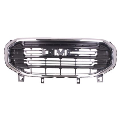 Grille Assembly w/o Black Edition Matte Black w/Chrome Surround for GMC Terrain SLE 2018–2021