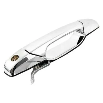 Exterior Door Handle Front Left w/Key Hole Chrome Plastic for Cadillac Escalade Escalade ESV Escalade EXT Chevrolet Avalanche Silverado 1500 Silverado 2500 HD Silverado 3500 HD GMC Sierra 1500 Sierra 2500 HD Sierra 3500 HD Yukon Yukon XL 1500