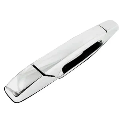 Exterior Door Handle Front Right w/o Key Hole Chrome Plasti for Chevrolet Silverado 1500 2007–2013