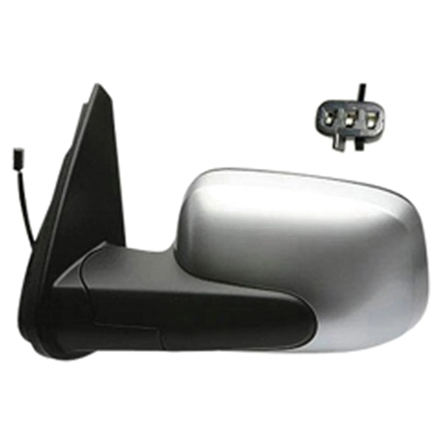 Door Mirror Assembly Left Satin Chrome for Chevrolet HHR 2006–2011