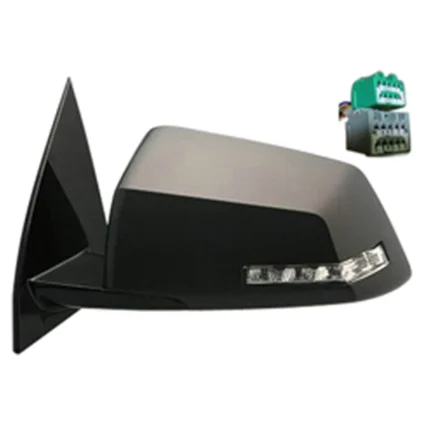 Door Mirror Assembly Left Power Heated w/Signal Lamp Power Folding for Chevrolet Traverse 2009–2012