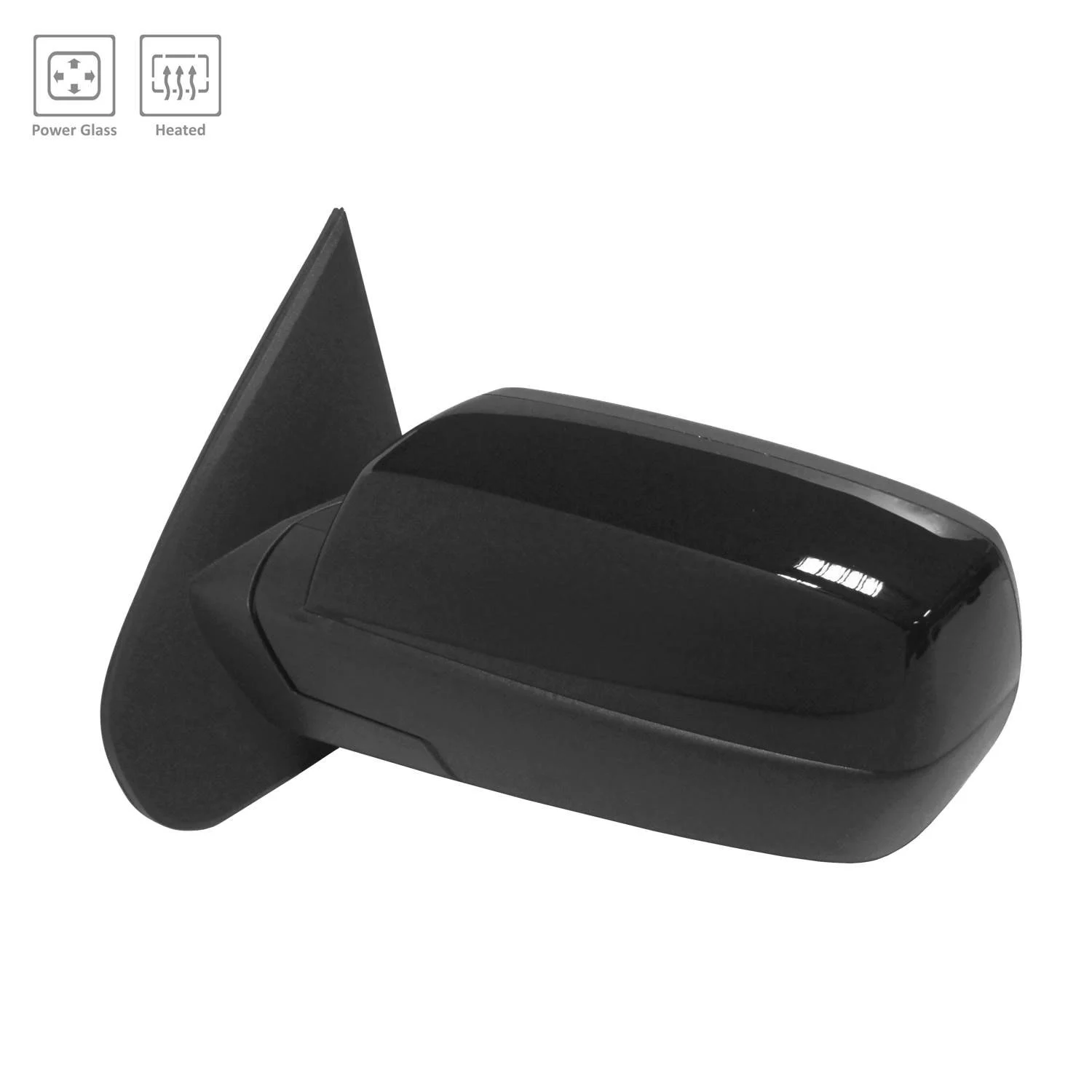 Door Mirror Assembly Left Standard Type Power Heated Manual-Fold w/Cover for Chevrolet Silverado 1500 Silverado 1500 LD Silverado 2500 HD Silverado 3500 HD GMC Sierra 1500 Sierra 1500 Limited Sierra 2500 HD Sierra 3500 HD