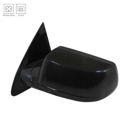 Door Mirror Left Manual-Folding w/Cover w/Spotter Mirror for Chevrolet Suburban Tahoe GMC Yukon Yukon XL