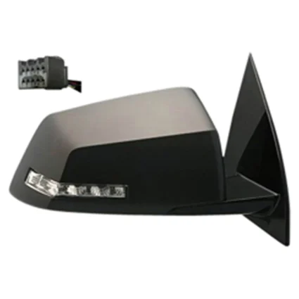 Door Mirror Assembly Right Power Heated w/Signal Lamp Manual Folding for Chevrolet Traverse 2009–2014