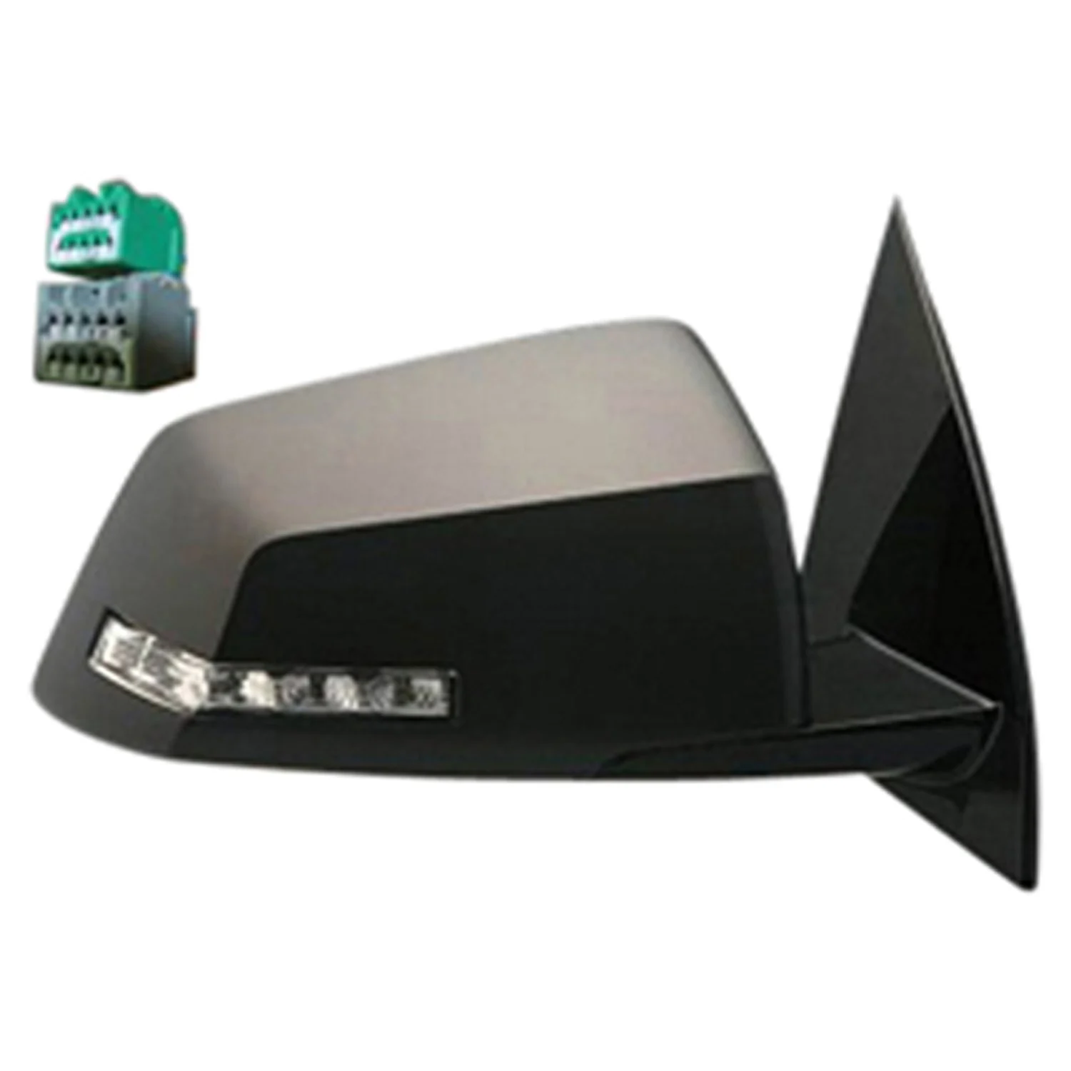 Door Mirror Assembly Right Power Heated w/Signal Lamp Power Folding for Chevrolet Traverse 2009–2012
