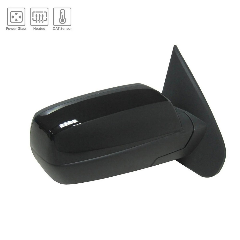 Door Mirror Assembly Right Standard Power Heated Manual-Fold w/Cover Eng Brake Exhaust (K40) for Chevrolet Silverado 2500 HD Silverado 3500 HD GMC Sierra 2500 HD Sierra 3500 HD