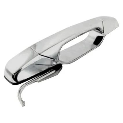 Exterior Door Handle Rear Left Chrome Plastic for Cadillac Escalade Chevrolet Avalanche Silverado 1500 Silverado 2500 HD Silverado 3500 HD Tahoe GMC Sierra 1500 Sierra 2500 HD Sierra 3500 HD Yukon Yukon XL 1500