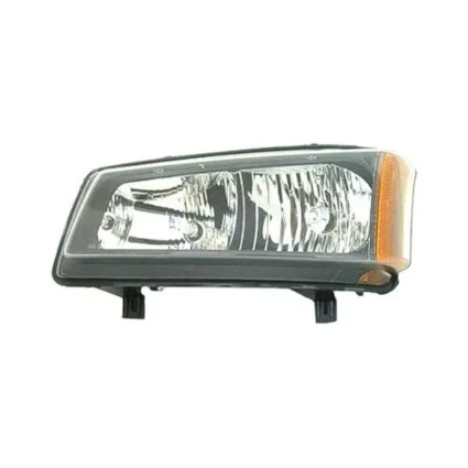 Headlight Assembly Composite Left 1st Design Smooth Bezel for Chevrolet Silverado 1500 Silverado 1500 Classic Silverado 2500 Silverado 2500 HD Silverado 2500 HD Classic Silverado 3500 Silverado 3500 Classic