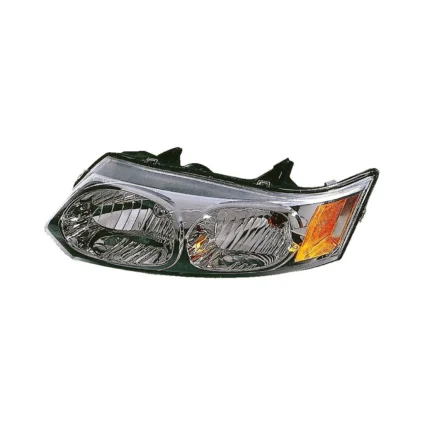 Headlight Assembly Composite Left w/o Bulbs for Saturn Ion Sedan 2003–2007