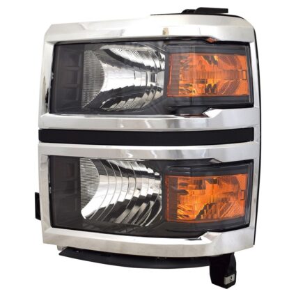 Headlight Assembly Composite Left Halogen for Chevrolet Silverado 1500 LT WT 2014–2015