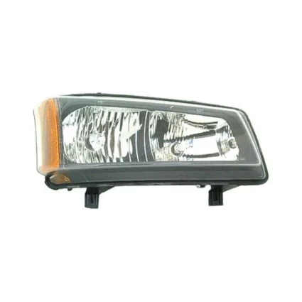 Headlight Assembly Composite Right 1st Design Smooth Bezel for Chevrolet Silverado 1500 Silverado 1500 Classic Silverado 2500 Silverado 2500 HD Silverado 2500 HD Classic Silverado 3500 Silverado 3500 Classic