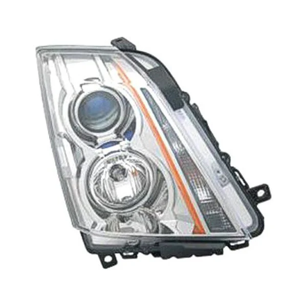 Headlight Assembly Composite Right Halogen for Cadillac CTS Sedan Wagon Coupe Base Premium Luxury Performance Coupe 3.6L 3.0L 2008–2014