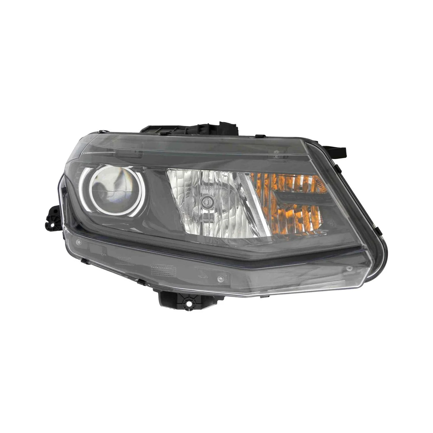 Headlight Assembly Composite Right Halogen for Chevrolet Camaro 2016–2018