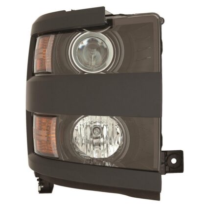 Headlight Assembly Composite Right Halogen w/Paint To Match Bezel for Chevrolet Silverado 2500 HD Silverado 3500 HD