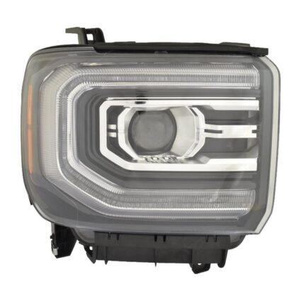 Headlight Assembly Composite Right LED for GMC Sierra 1500 2016–2018