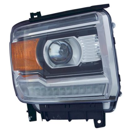 Headlight Assembly Composite Right HID 1st Design CAPA for GMC Sierra 2500 HD Sierra 3500 HD