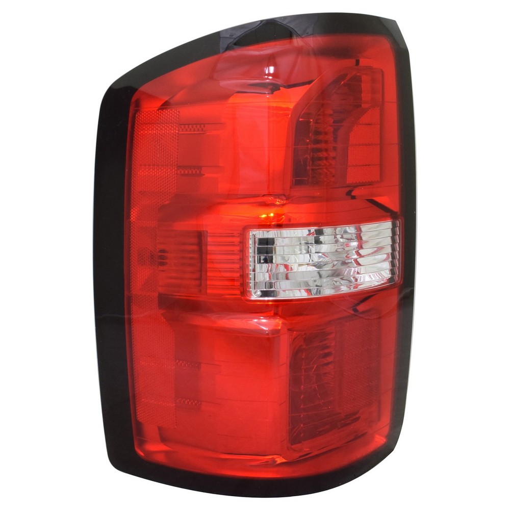 Tail Light Assembly Left w/o LED Lamp CAPA for GMC Sierra 1500 Sierra 2500 HD Sierra 3500 HD