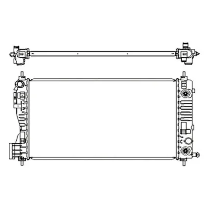Radiator for Chevrolet Malibu 2013–2015