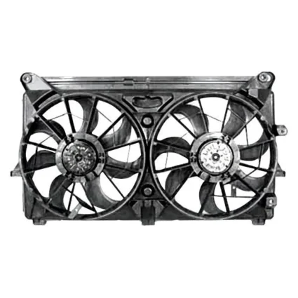 Engine Cooling Fan Assembly w/o Extra Duty Cooling Motor/Blade/Shroud Dual Fan Assembly for Chevrolet Avalanche Silverado 1500 Suburban 1500 Suburban 2500 Tahoe GMC Sierra 1500 Yukon
