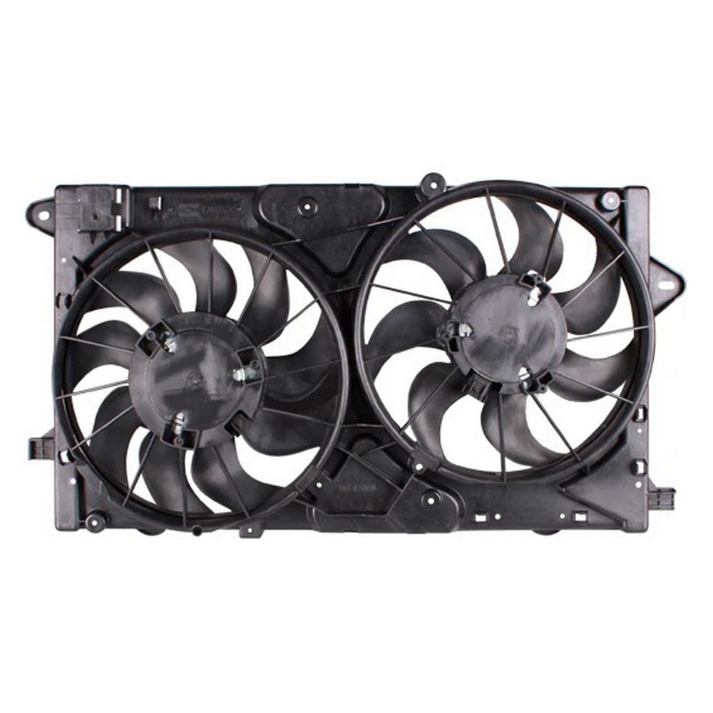 Engine Cooling Fan Assembly Motor/Blade/Shroud Dual Fan Assembly for Buick Allure LaCrosse
