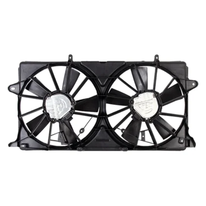Engine Cooling Fan Assembly Motor/Blade/Shroud Dual Fan Assembly for Cadillac Escalade Escalade ESV Chevrolet Silverado 1500 Suburban Tahoe GMC Sierra 1500 Yukon Yukon XL
