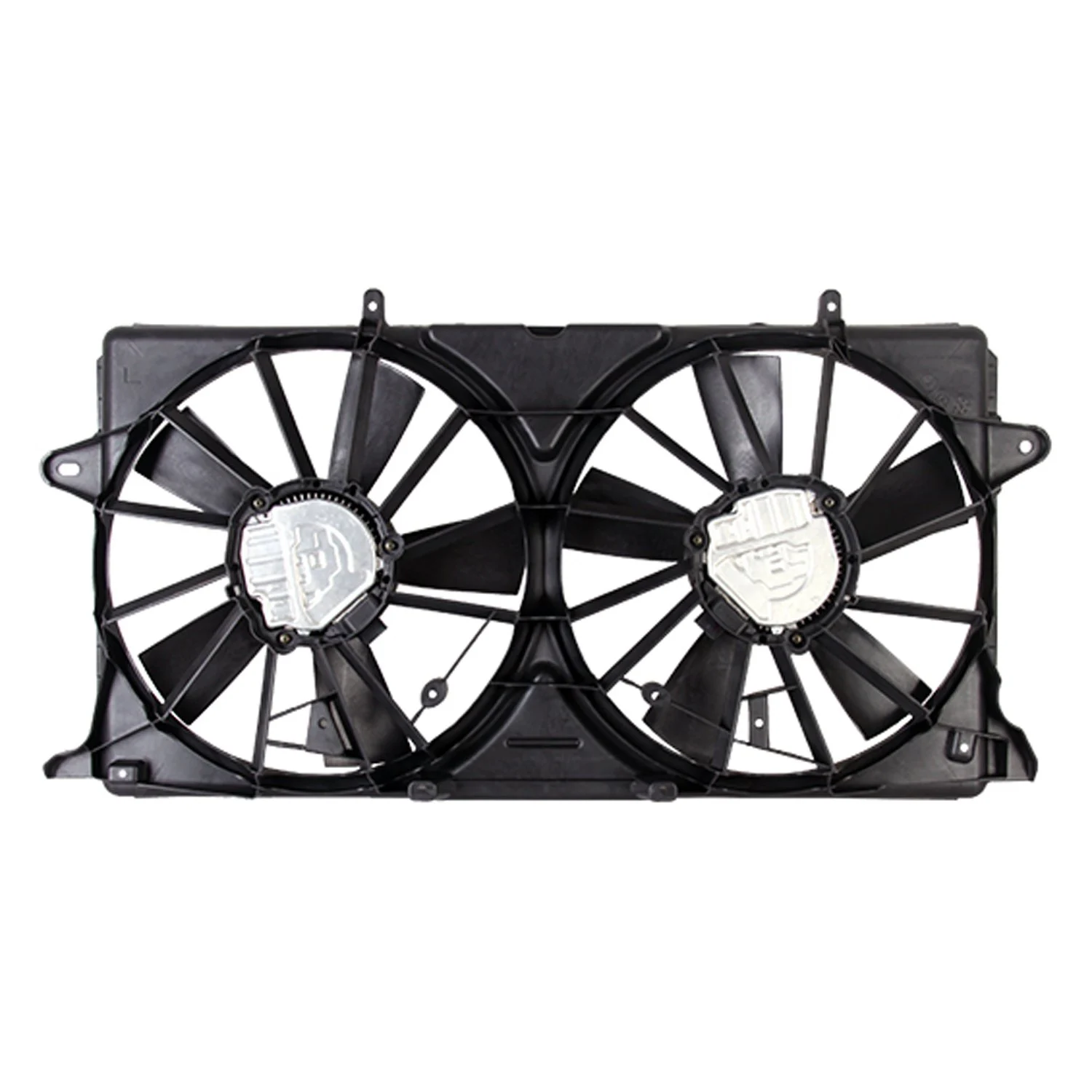 Engine Cooling Fan Assembly Motor/Blade/Shroud Dual Fan Assembly for Cadillac Escalade Escalade ESV Chevrolet Silverado 1500 Suburban Tahoe GMC Sierra 1500 Yukon Yukon XL