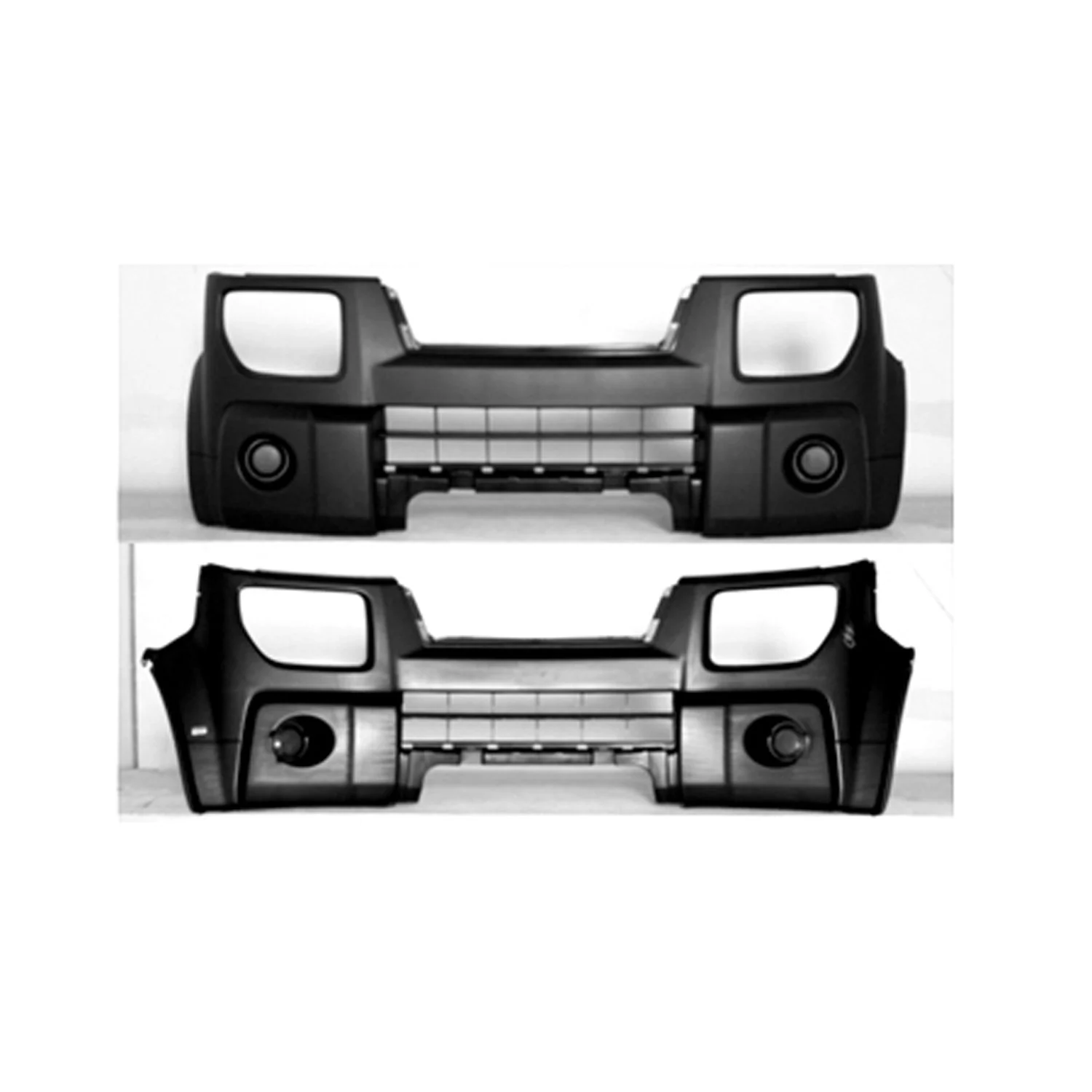 Bumper Cover Front Gray CAPA for Honda Element EX 2003–2005