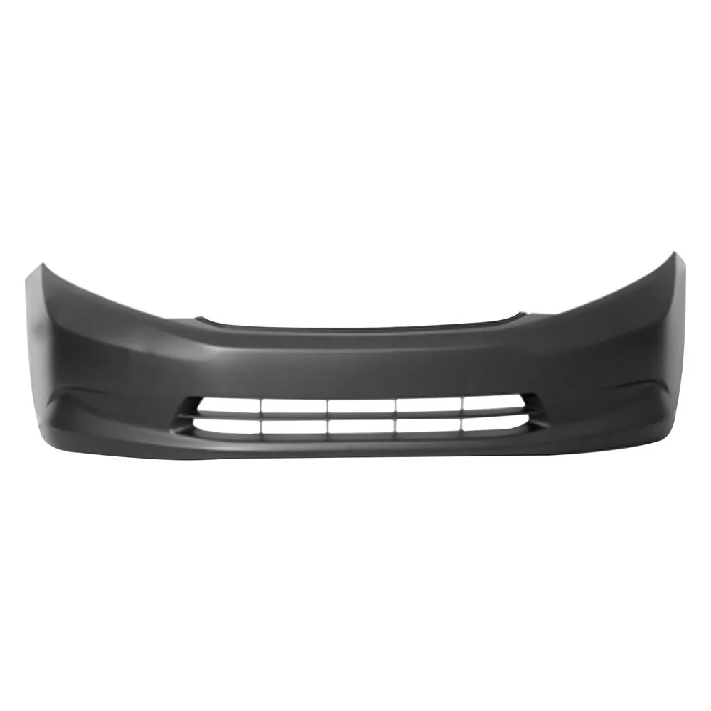 Bumper Cover Front w/o Fog Lamps Primed for Honda Civic Sedan LX DX HF 2012