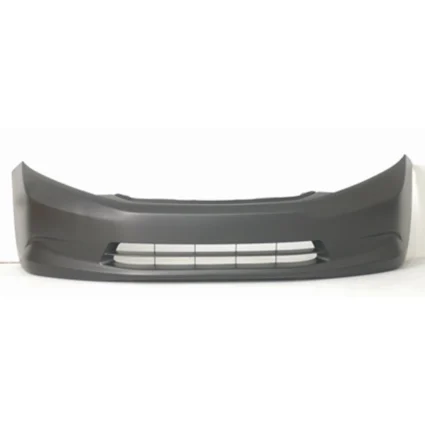 Bumper Cover Front w/o Fog Lamps Primed CAPA for Honda Civic Sedan LX DX HF 2012
